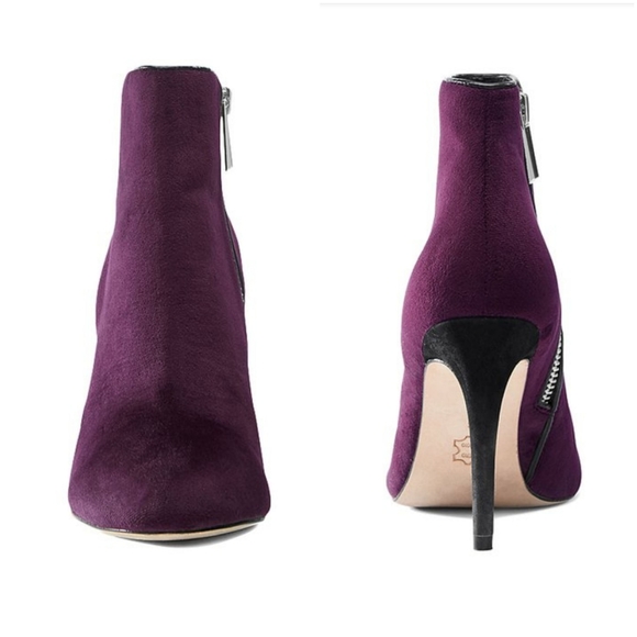 Beautiful Velvet Lands' End Stilleto Booties - Picture 3 of 6